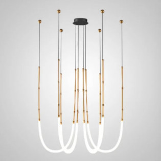 Подвесная светодиодная люстра Inodesign Alrik CH Brass 44.1512 - 0