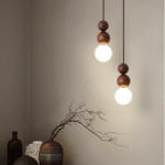 Подвесной светильник Inodesign Beads Dark Wood 44.2410
