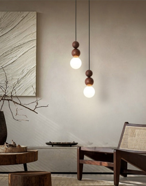 Подвесной светильник Inodesign Beads Dark Wood 44.2410
