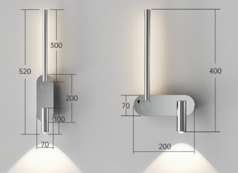Бра Inodesign Botolf Chrome 44.4053