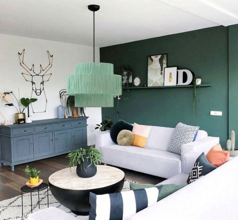 Подвесная люстра Inodesign Hiskias Green 42.3550