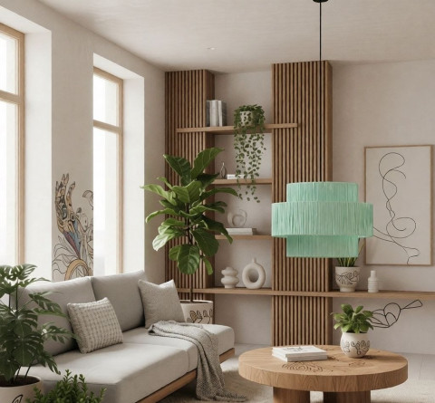 Подвесная люстра Inodesign Hiskias Green 42.3550