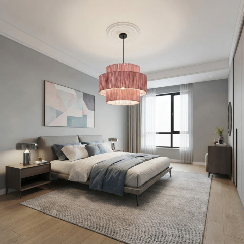 Подвесная люстра Inodesign Hiskias Pink 43.3550