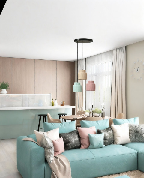 Подвесной светильник Inodesign Hiskias trio multicolor 44.3515