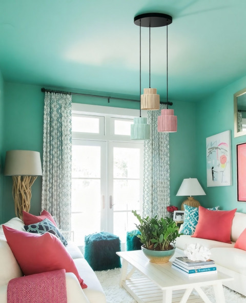 Подвесной светильник Inodesign Hiskias trio multicolor 44.3515