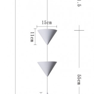 Подвесной светодиодный светильник Inodesign Lester White 44.1155 - 1