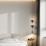 Подвесной светодиодный светильник Inodesign Lester Black 44.1555