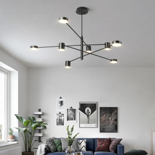 Люстра на штанге Inodesign Motvikt Black 41.1208 - 1