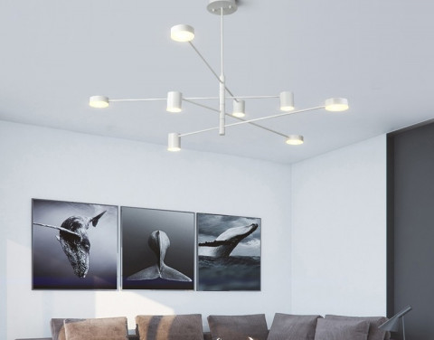 Люстра на штанге Inodesign Motvikt White 41.1218