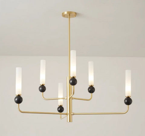 Люстра на штанге Inodesign Stenly Gold 6 44.9850