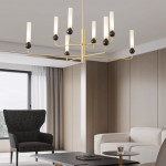 Люстра на штанге Inodesign Stenly Gold 8 44.12050